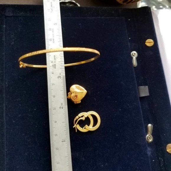 Slim bangle / earring / pendant - locket - Picture 2 of 7